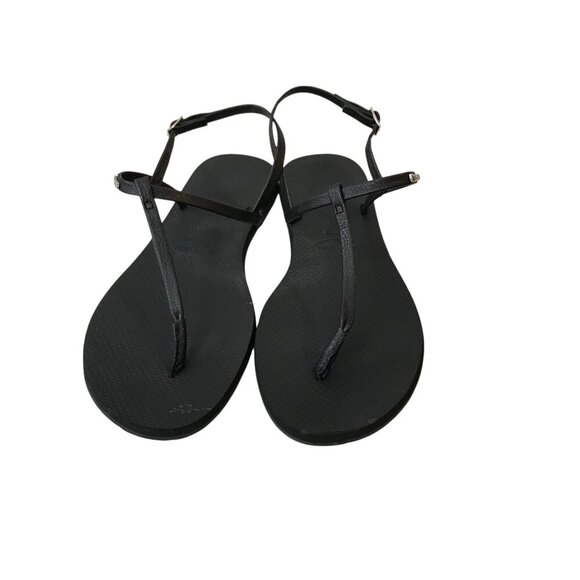Havaianas You Rio Flip Flop Black Sandal Size 11 - Picture 6 of 7
